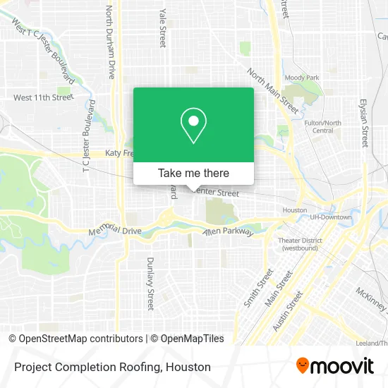 Project Completion Roofing map