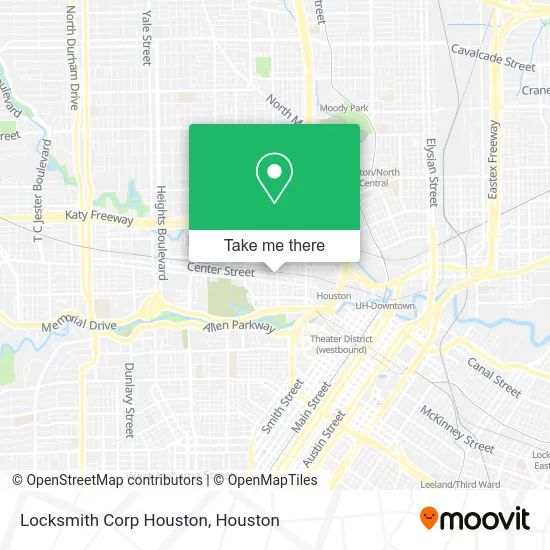 Locksmith Corp Houston map