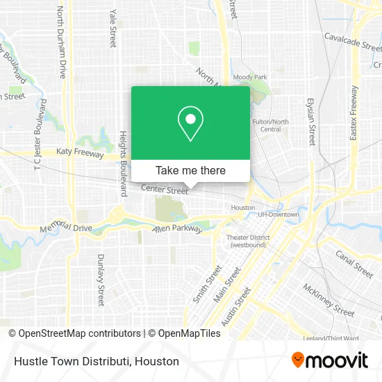 Hustle Town Distributi map