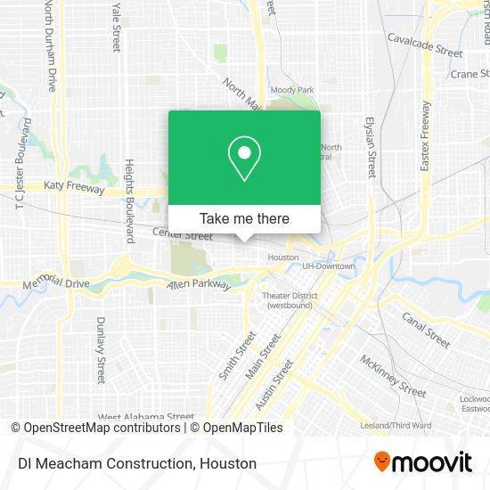 Dl Meacham Construction map