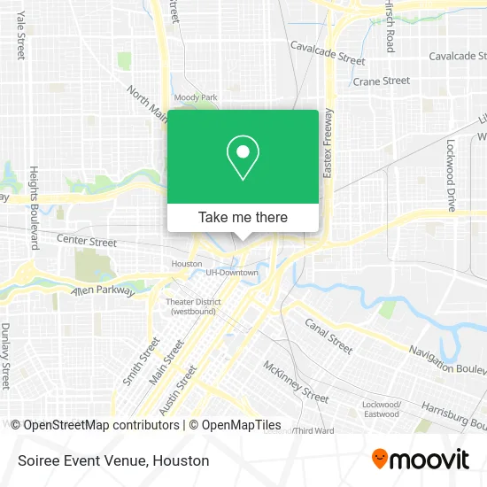Mapa de Soiree Event Venue