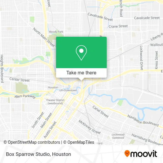 Box Sparrow Studio map