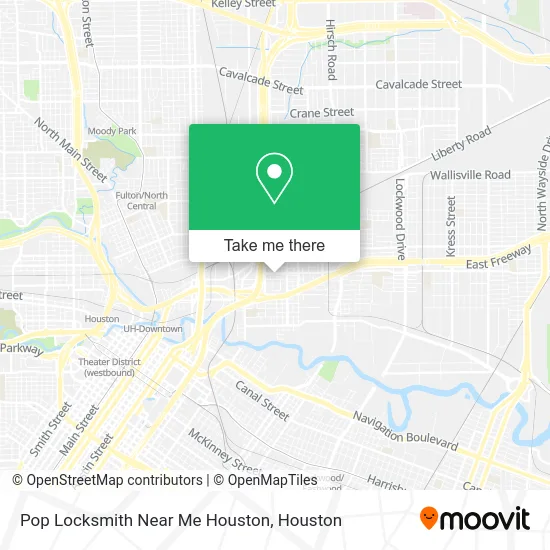 Pop Locksmith Near Me Houston map