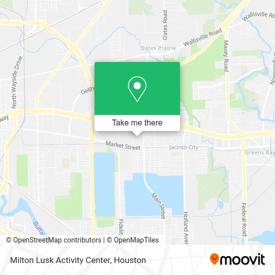 Milton Lusk Activity Center map