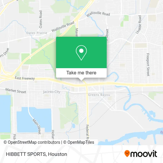 HIBBETT SPORTS map