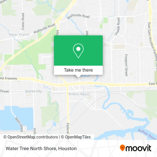 Water Tree North Shore map