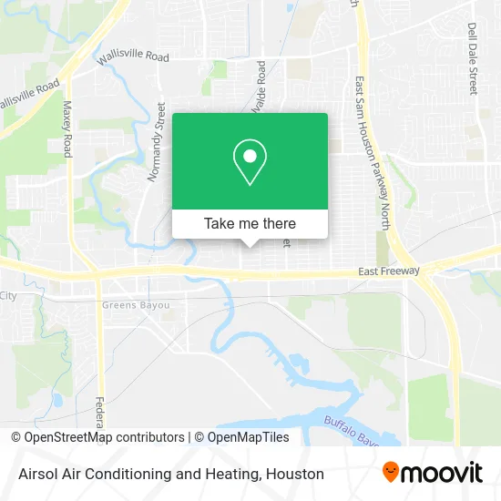 Mapa de Airsol Air Conditioning and Heating