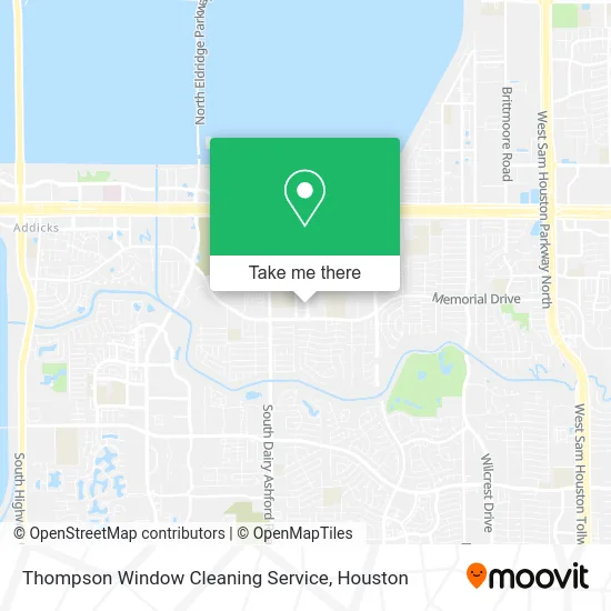 Thompson Window Cleaning Service map