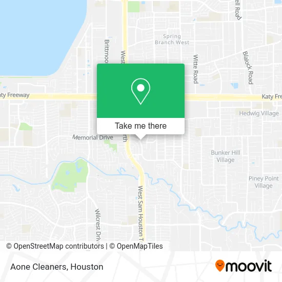 Aone Cleaners map