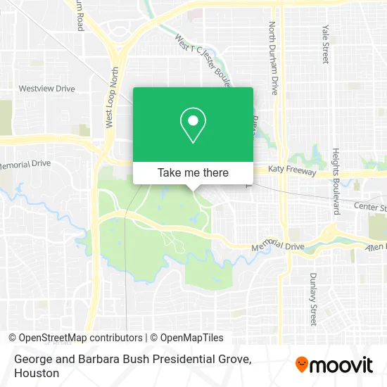 Mapa de George and Barbara Bush Presidential Grove