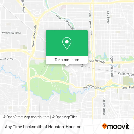 Mapa de Any Time Locksmith of Houston