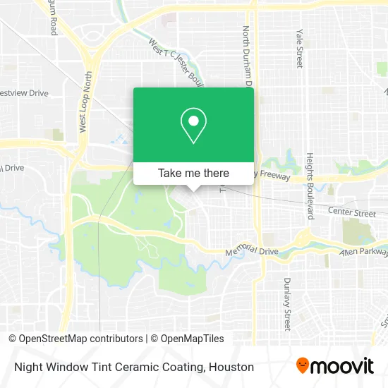 Mapa de Night Window Tint Ceramic Coating