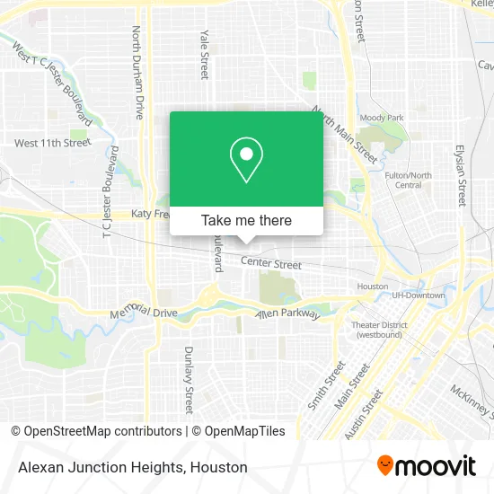 Alexan Junction Heights map