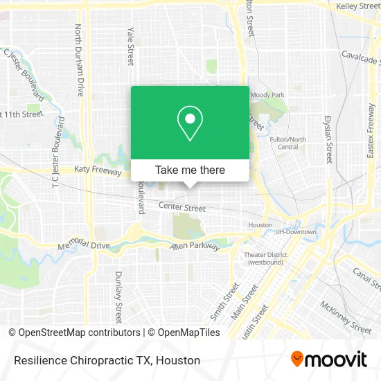 Resilience Chiropractic TX map