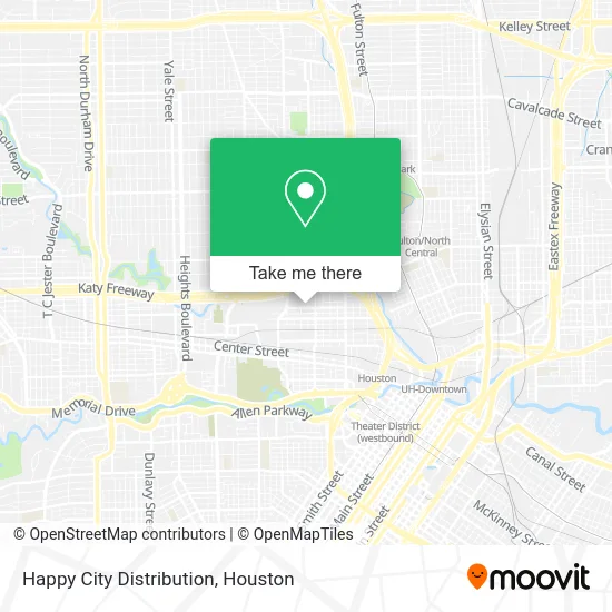 Happy City Distribution map