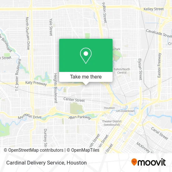 Cardinal Delivery Service map