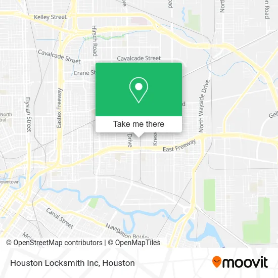 Houston Locksmith Inc map