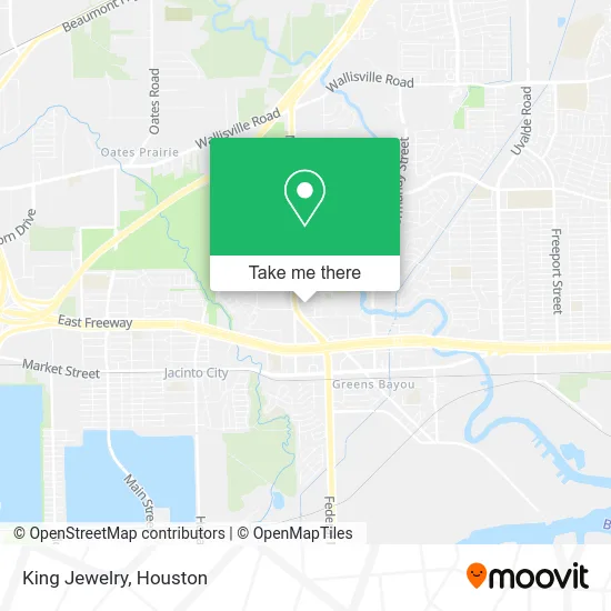 King Jewelry map