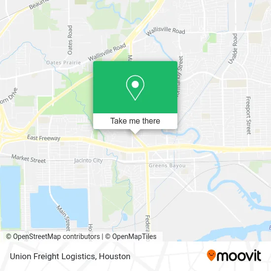 Mapa de Union Freight Logistics