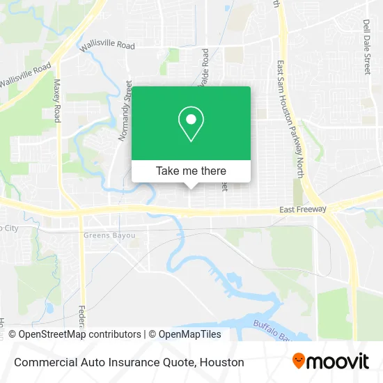 Commercial Auto Insurance Quote map