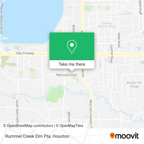 Rummel Creek Elm Pta map