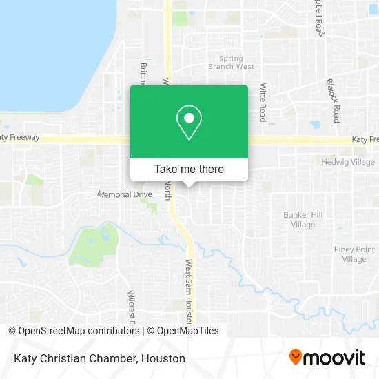 Katy Christian Chamber map