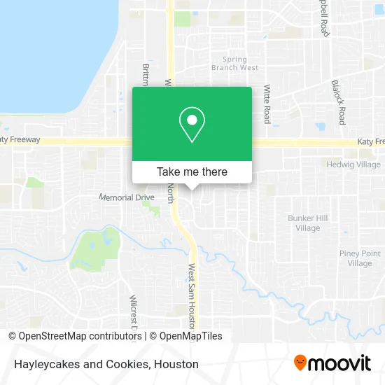 Hayleycakes and Cookies map