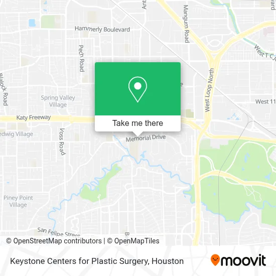 Keystone Centers for Plastic Surgery map
