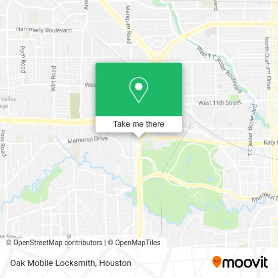 Oak Mobile Locksmith map