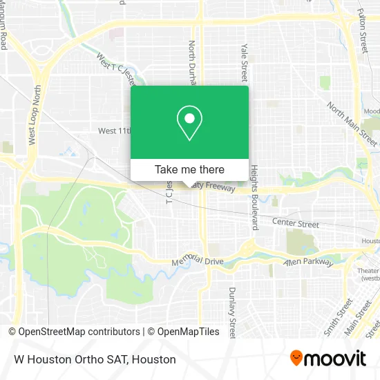 W Houston Ortho SAT map