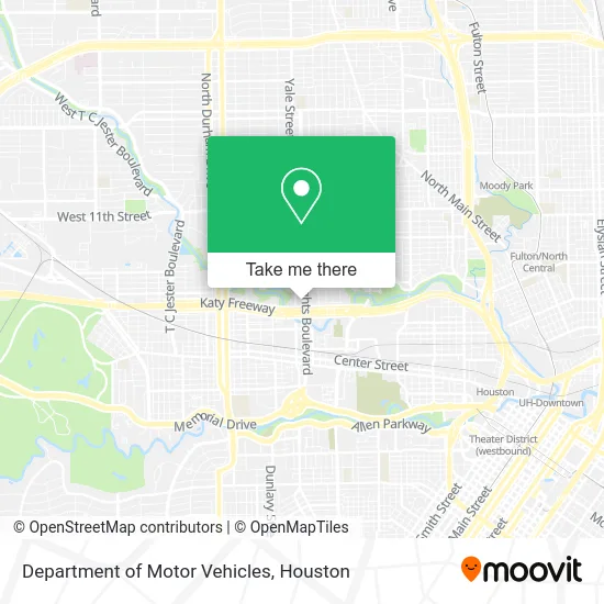 Department of Motor Vehicles map