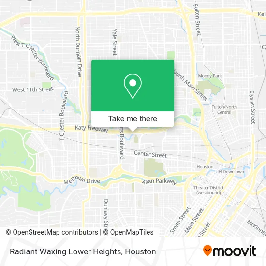 Radiant Waxing Lower Heights map