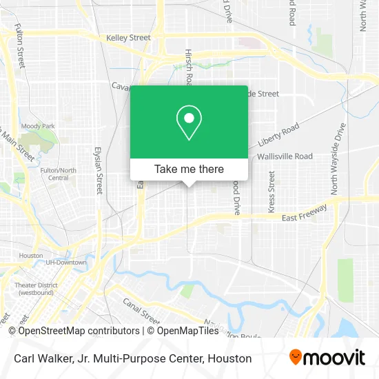 Carl Walker, Jr. Multi-Purpose Center map