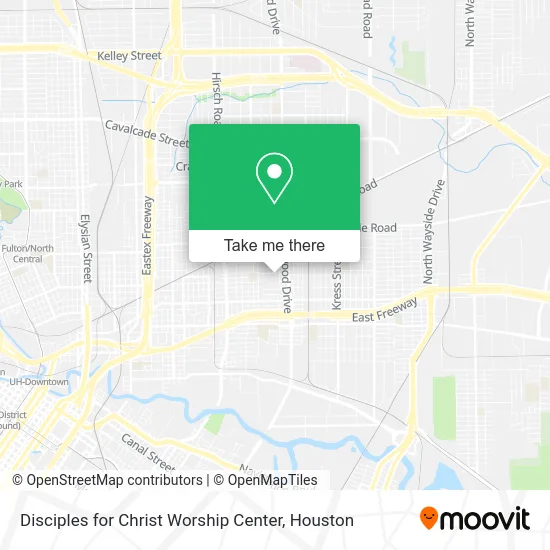 Disciples for Christ Worship Center map