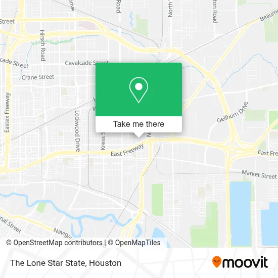 The Lone Star State map