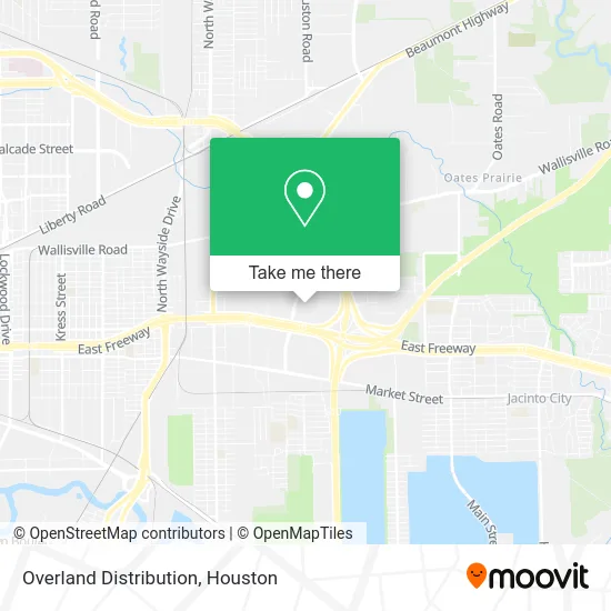 Overland Distribution map