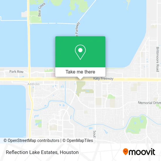 Reflection Lake Estates map