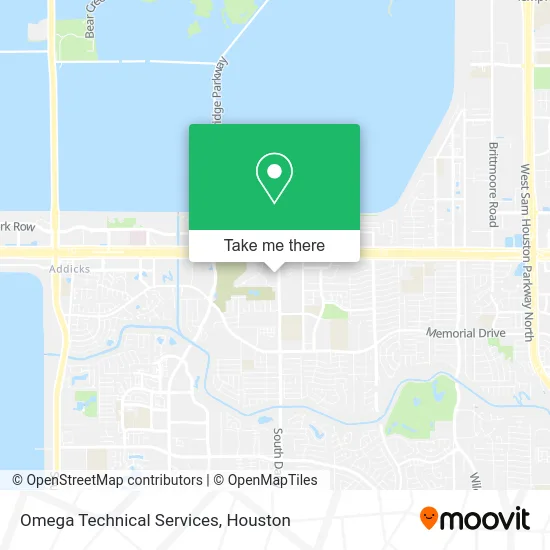 Omega Technical Services map