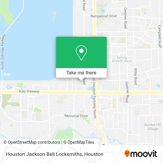 Houston Jackson Bell Locksmiths map