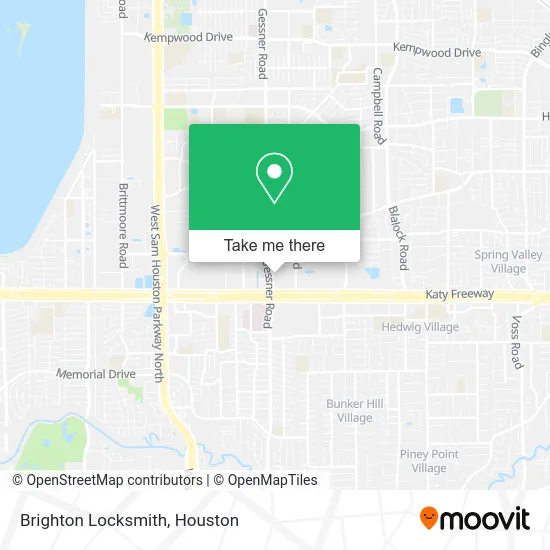 Brighton Locksmith map