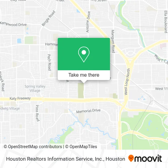 Mapa de Houston Realtors Information Service, Inc.