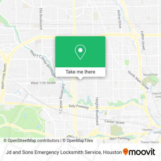 Jd and Sons Emergency Locksmith Service map