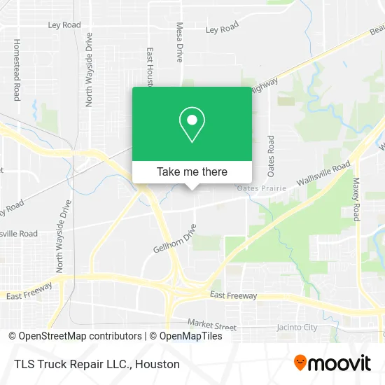 Mapa de TLS Truck Repair LLC.