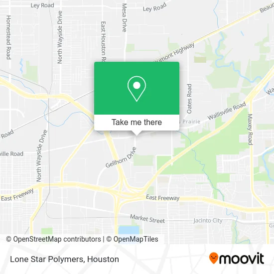 Mapa de Lone Star Polymers