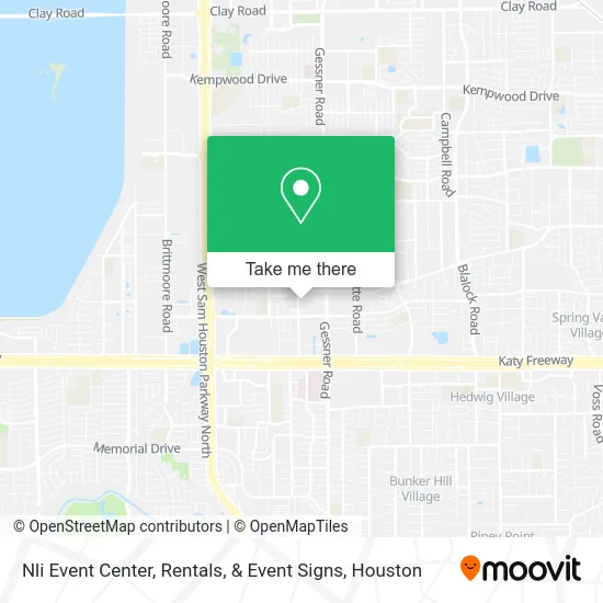 Nli Event Center, Rentals, & Event Signs map