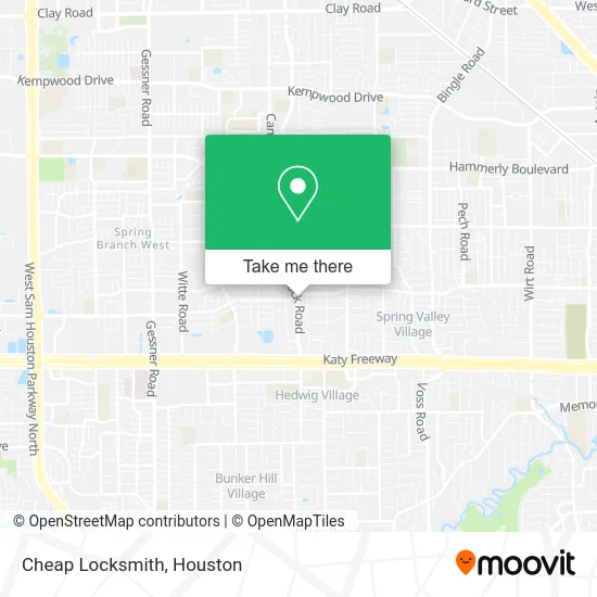 Cheap Locksmith map