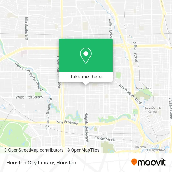 Mapa de Houston City Library