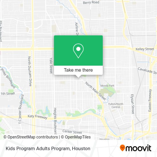 Kids Program Adults Program map