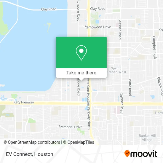 EV Connect map