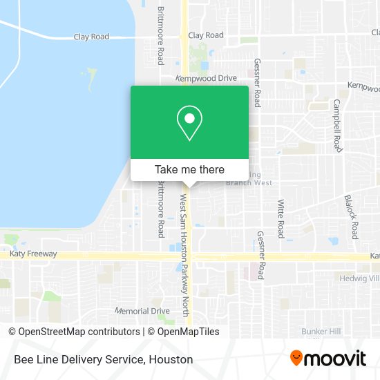 Bee Line Delivery Service map